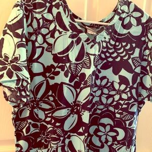 Greys Anatomy 2X Island Scrub Top